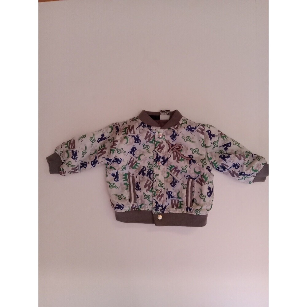 Rocawear Baby Infant  Coat 3/ 6 Months Gray Green Navy